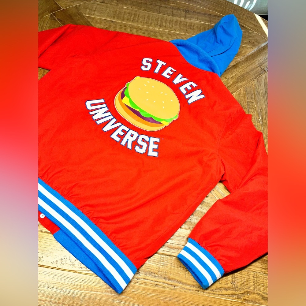 Steven Universe Varsity Jacket Hoodie - Cartoon Network - size XL / throwback
